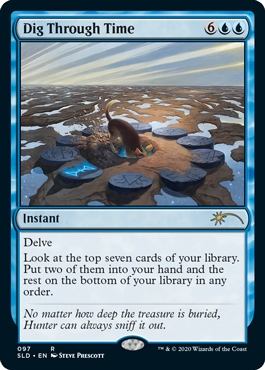 Dig Through Time Secret Lair Drop - Dog Day Art